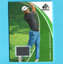 2024 UD SP Game Used Thorbjorn Olesen #42 Golf Memorabilia Relic
