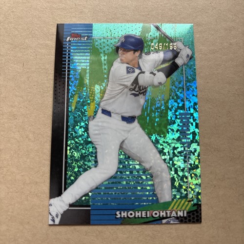 2026 Topps Finest Shohei Ohtani Aqua Mini-Diamond Refractor /199 Dodgers #50