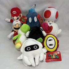 Super Mario Plush Collection Lot of 8 All Types Set