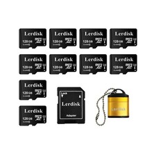 Factory Wholesale 128GB Micro SD Card 10-Pack, U3 A1 V30 Class 10, 80 MB/s Re...