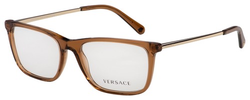 Versace Unisex VE3301-5028-54 Fashion 54mm Transparent Brown Opticals 