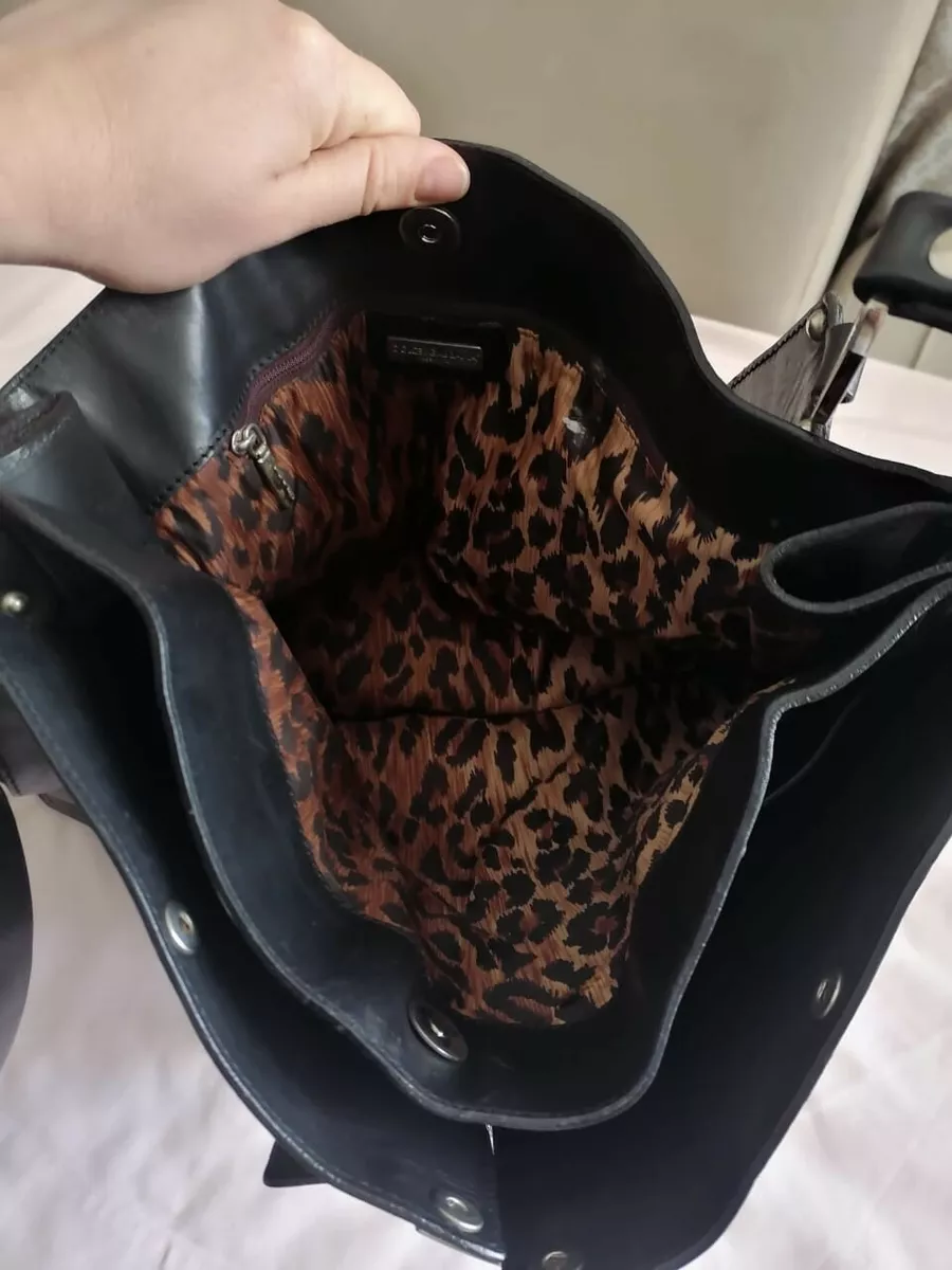 dolce gabbana Leather Shoulder Bag Sac Dolce Gabbana en Cuir Noir
