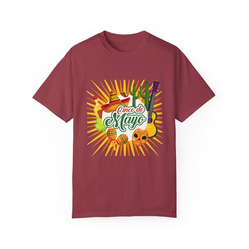 Cinco de Mayo Unisex T-Shirt | Colorful Mexican Fiesta Tee - Picture 202 of 213