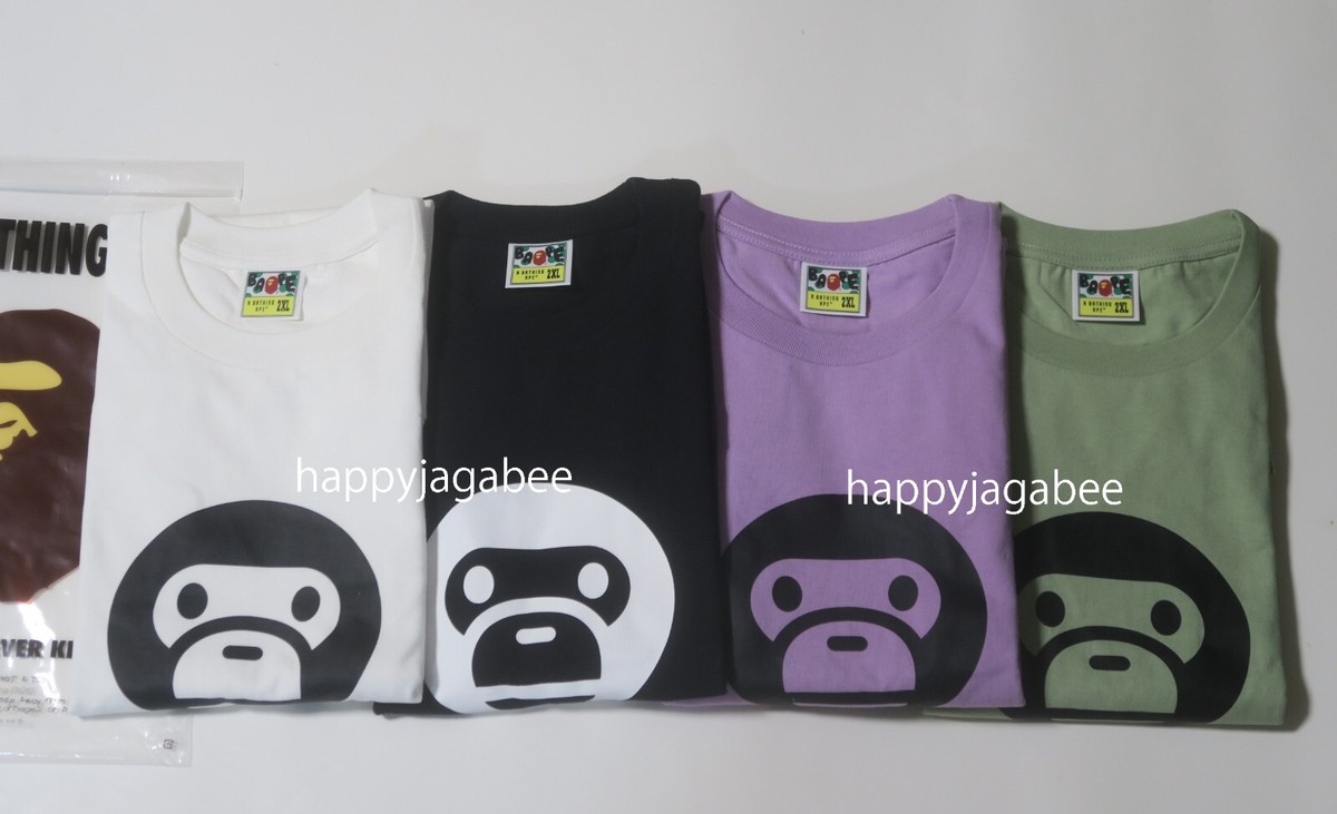 A BATHING APE Men's BICOLOR BABY MILO TEE ONLINE EXCLUSIVE
