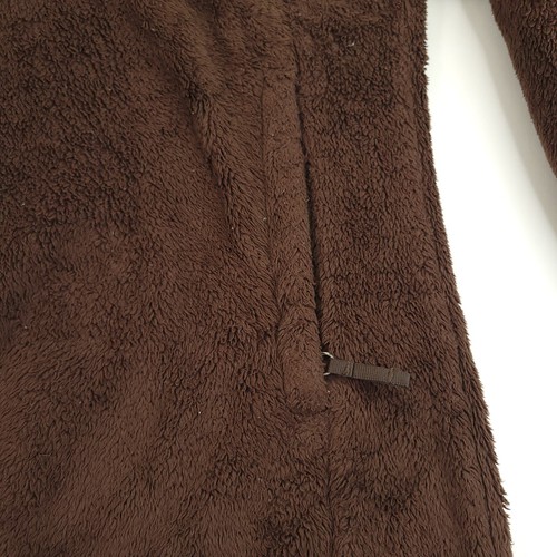 The North Face Jacket Youth XL Brown Fleece Full Zip Mock Neck Warm - Picture 4 of 11