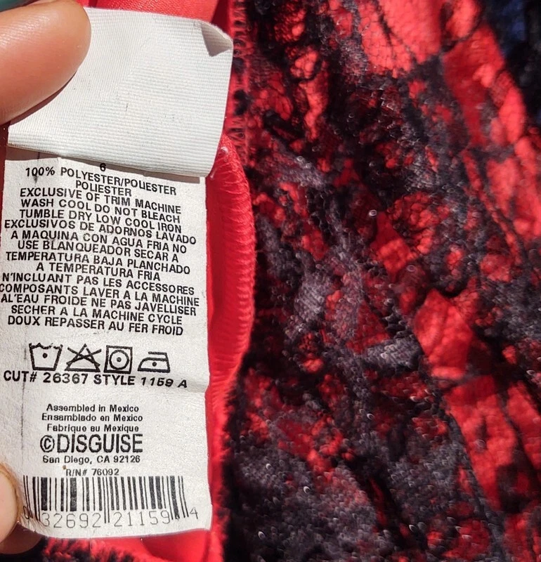 Disfraz The Limit Marca Salón Niña Halloween Disfraz Talla 8/M Foto 4 de 4