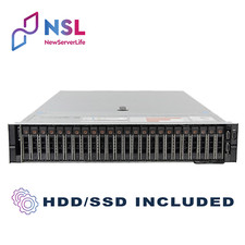 DELL R740xd 24SFF 2x Gold 6126 2.6GHz 24C 64GB H730p PCIe 2x 1.2TB SAS 4xRJ45