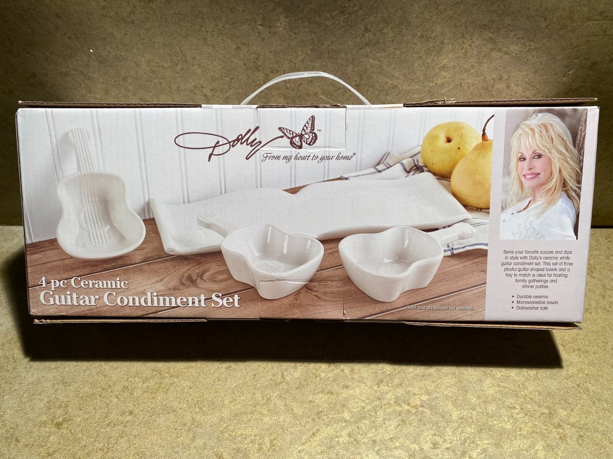 Tabletops Unlimited Dolly Parton Ceramic Platter, Pitcher or