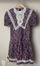 Jessica McClintock Gunne Sax Prairie Dress Victorian Cottage Core Girls 10