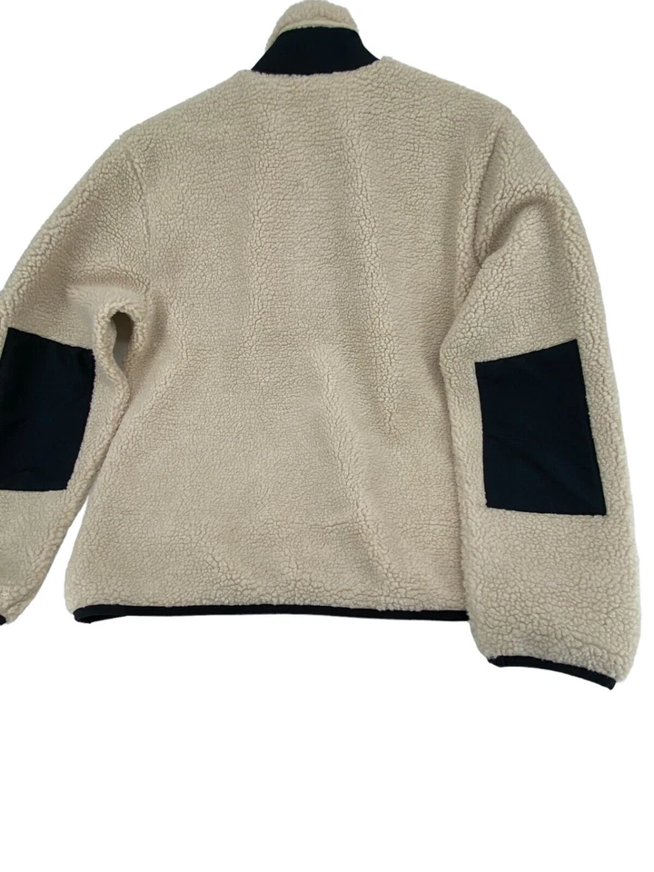 Grizzly Men's Sherpa Jacket Size Extra Large Oatmeal w/Black Trim New — 第 4/4 张图片