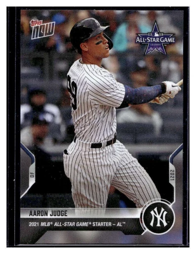 2021 Topps Now #ASG-12 Aaron Judge All Star Game Base Card