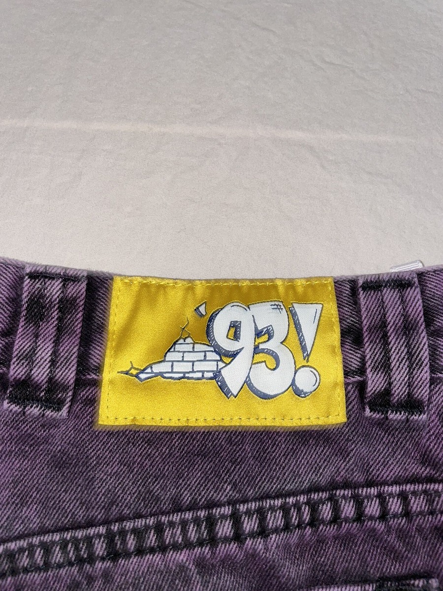 Polar Skate Company 93 Mens Size 28 Purple Denim Shorts Polar Skate Company 93 Mens Size 28 Purple Denim Shorts