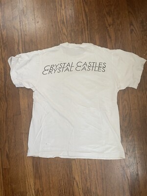 Crystal Castles 公式Tシャツ 1stアルバム 当時物 希少 Crystal Castles Debut Album T-Shirt 2009 Vintage RARE | eBay