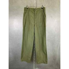 Vintage Military OG-107 Fatigue Pants Cotton sateen vietnam 28x29