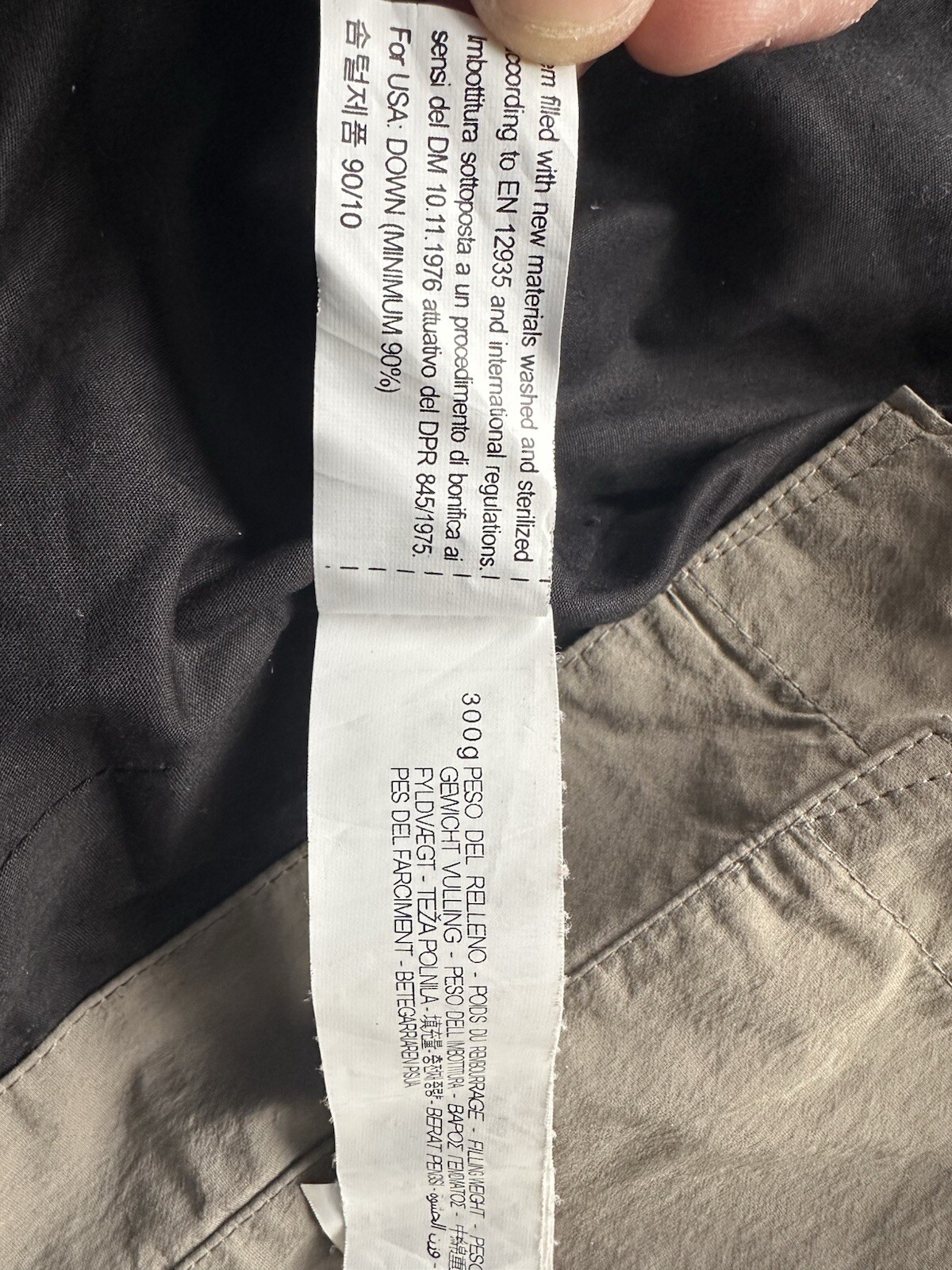 Zara Srpls Down Parka /Vest( Detachable Sleeves) - Men's  Size Medium