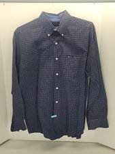 Chaps Easy Care Dress Shirt Mens Large Long Sleeve Button Up
