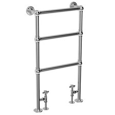 Gloucester Floor Standing Ladder Radiator Towel Warmer Chrome