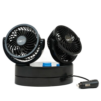 Ventilatore Ad Aria Compatto 12 V Cyclone II Doppio - Foto 4