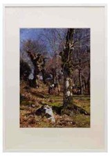 Jones Hugh Bolton Gathering Leaves A3 A4 Framed Print Picture