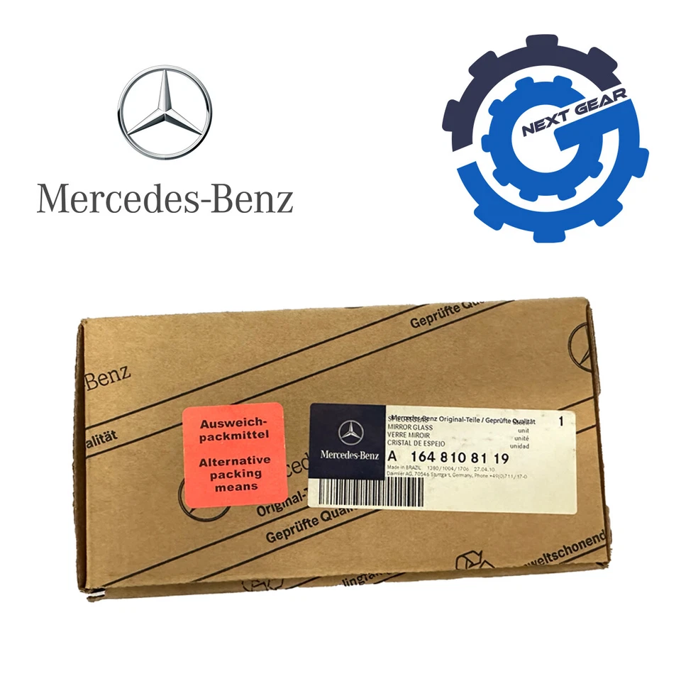 Espejo retrovisor puerta izquierda conductor Mercedes 2008-10 nuevo fabricante de equipos originales Mercedes GL350 ML350 1648108119 Foto 3 de 4