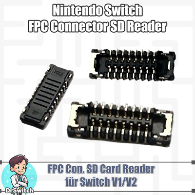 Nintendo Switch Konsole SD TF Reader FPC Connector Karten Leser Port Anschluss
