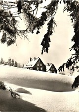 Bavaria Germany View of Vogtland at Winter Postcard