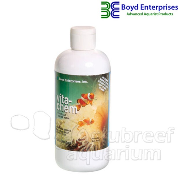16oz Vita Chem Reef/Saltwater Aquarium Fish/Coral Vitamin Supplement