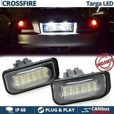 2X Luci TARGA LED PER Chrysler CROSSFIRE Placchette CANBUS Luce BIANCO GHIACCIO