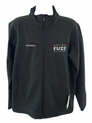 Rossignol Ski Snowboard Jacket Size XL Softshell Lake Placid Black Fuze