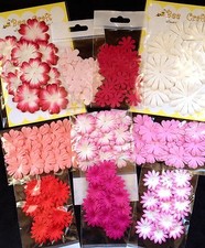 188 Flowers petals flower Lot assortment Handmade Mulberry Paper cardmaking 19