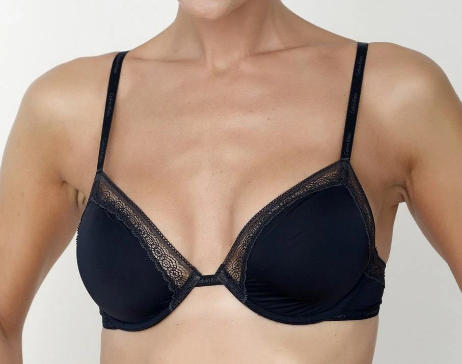 CALVIN KLEIN PERFECTLY FIT UNLINED UNDERWIRE BRA BLACK UK 32B