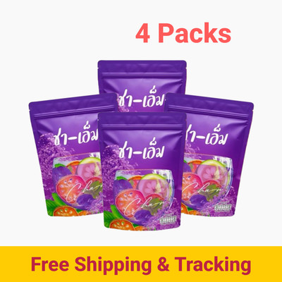 4x Cha-M Tea Dietary Supplement Weight Management Block Burn 150g