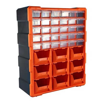 30 Multi Schubladen 9 Mülltonnenregal Teile Organizer Aufbewahrung Schrank Werkzeug Heimwerker Box