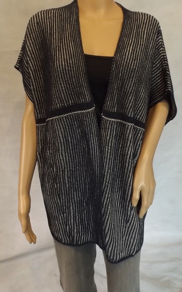 ★ Ulla Popken ★ 42+ 42/44 Strickjacke Cardigan Strickweste Oversize Anthrazit-image
