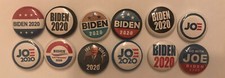 2020 Biden Joe President Campaign Pin Lot Pins One Inch  12 Button Lot Pin back