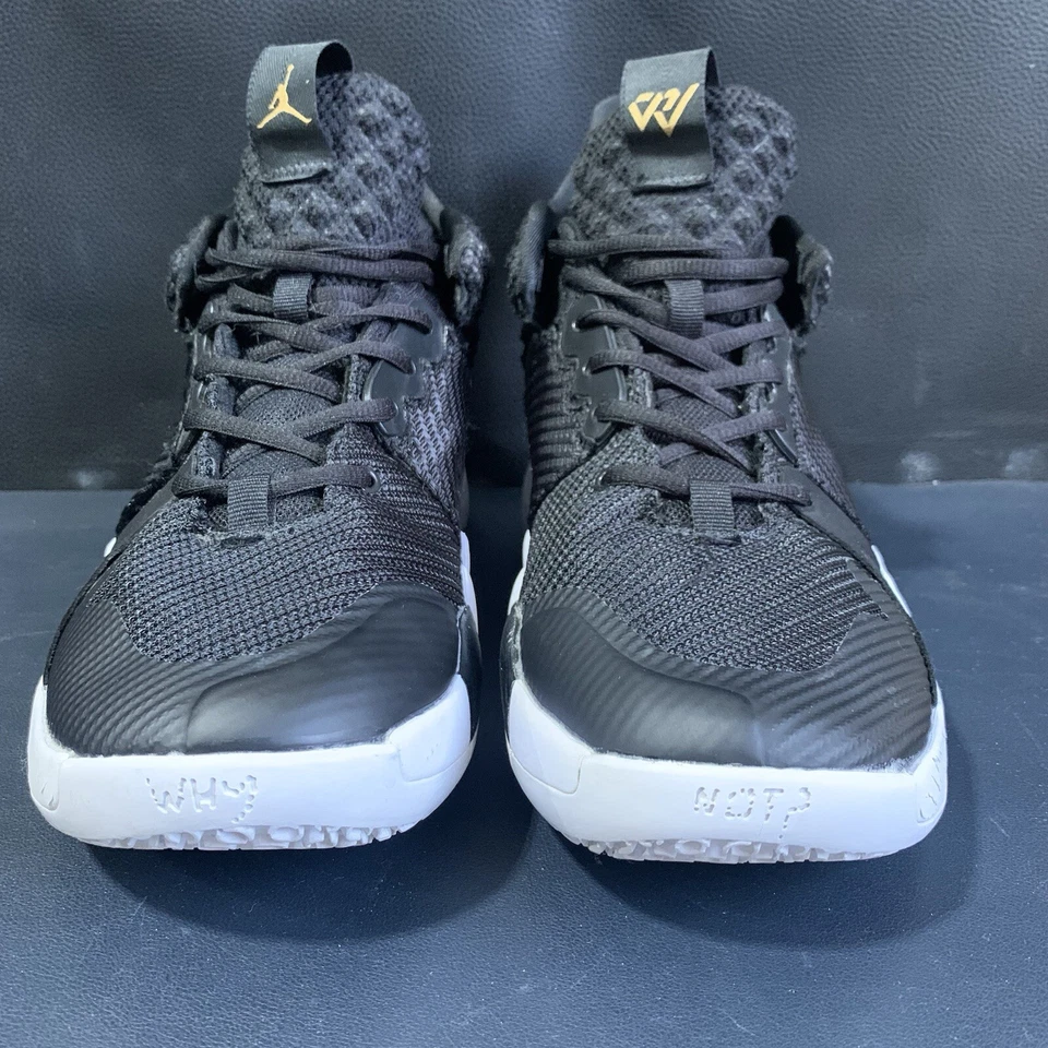 Tênis de basquete Nike BV6352-001 preto tamanho 10, marca Jordan, Westbrook - Imagem 2 de 4