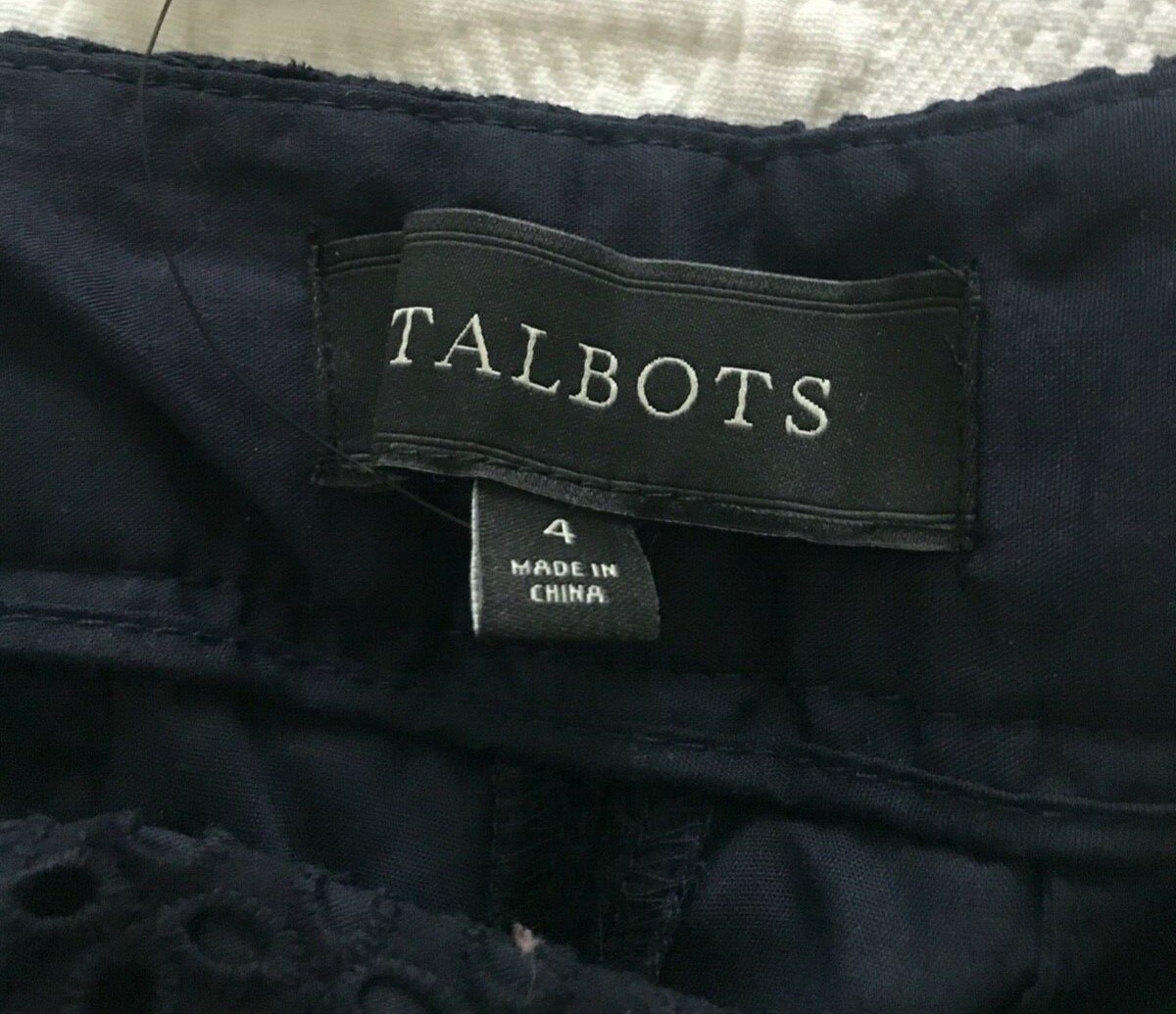 P125 TALBOTS パンツ　４ Classic Linen Wide Crop Pants | Talbots