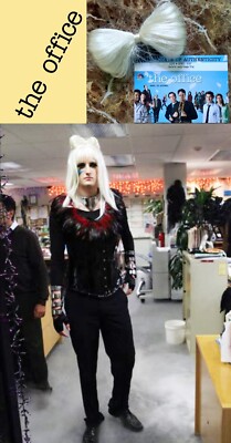 gabe dressed as lady gaga Gabe's sad laugh makes me want to laugh but also cry. #TheOffice and #MacGruber are both streaming now on @Peacock. #Halloween #LadyGaGa