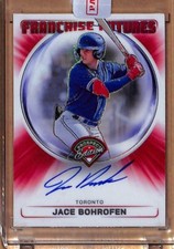 2024 Panini Prospect Edition Jace Bohrofen #FFS-JB Red auto 22/99