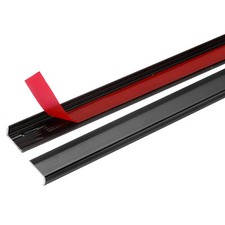 20pcs Tile Edge Trim 12" x 0.4" Peel and Stick Aluminum Alloy Trim, Matte Black