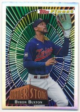 BYRON BUXRON 2022 TOPPS FINEST CORNER STONE #94FC-BB TWINS MINT