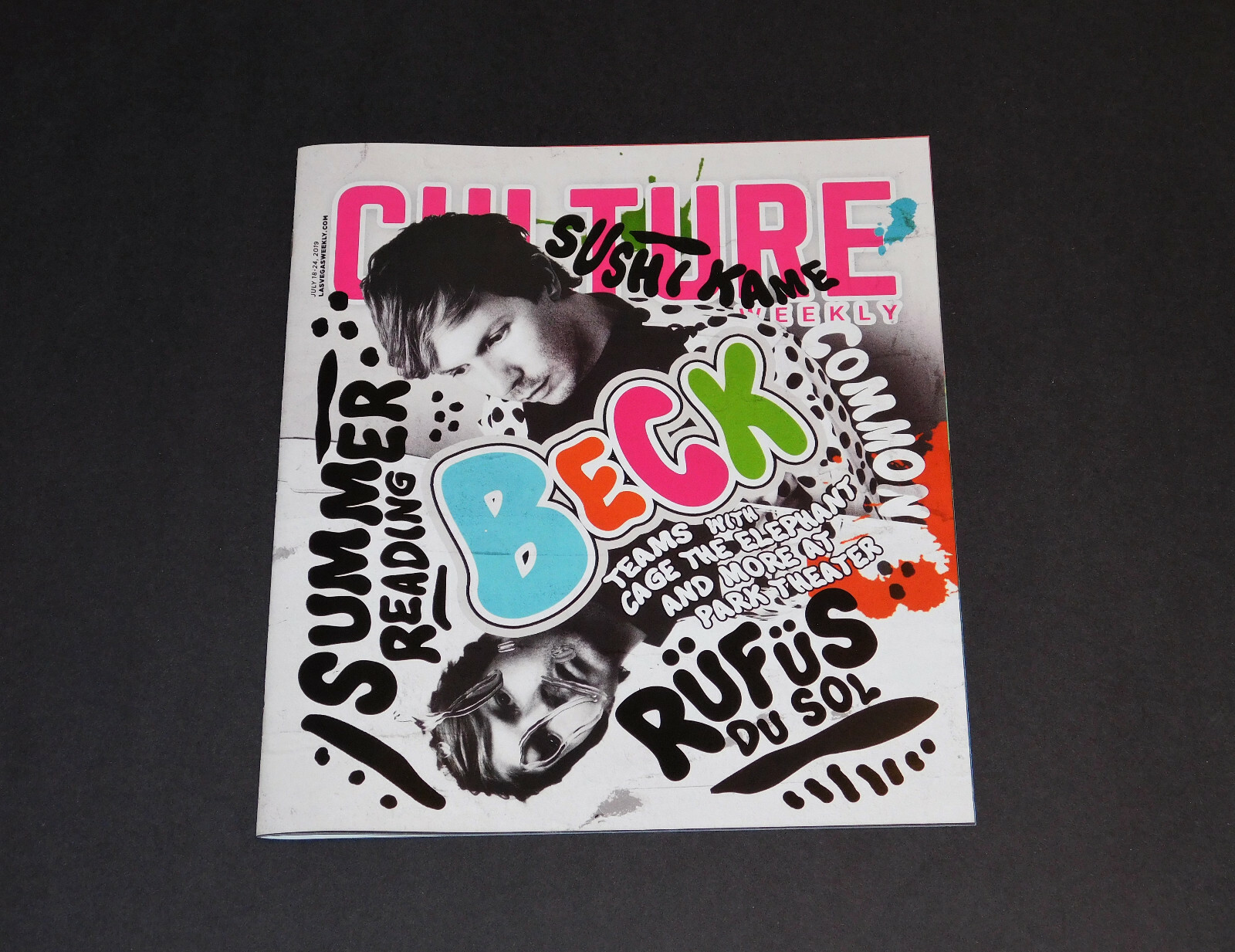 Culture Magazine BECK Concert Preview July '19 + Rufus Du Sol Cage The Elephant