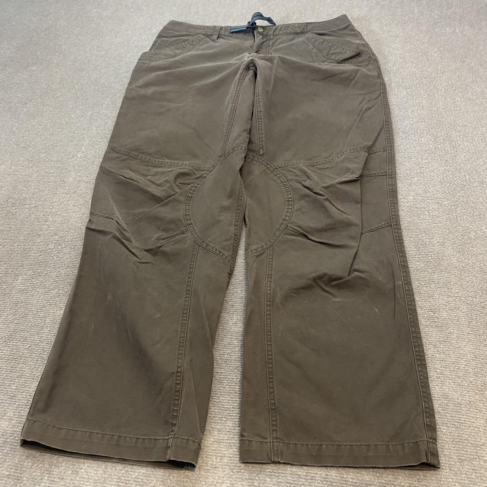 Mountain Hardwear Pants Mens 38 Fits 36x31 Brown Outdoor Hiking Cotton Climbing