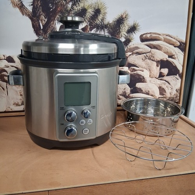 #ad Breville Pressure Cooker Fast Slow Pro Multicooker BPR700BSS 6 qt. $127.95