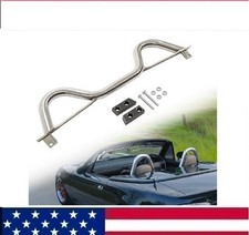4-pt. Stainless Steel Stabilize Support Roll Bar For Mazda Miata Mx5 1990-2005