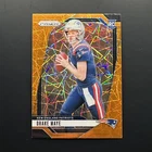2024 Panini Prizm Orange Lazer Prizm #329 DRAKE MAYE RC