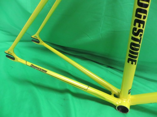 Bridgestone Yellow NJS Keirin Frame Set Track Bike 51cm Free Shipping - Picture 14 of 16