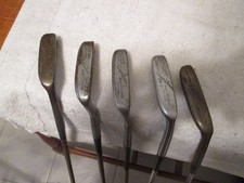 5 Vintage MacGregor Tommy Armour Ironmasteer's Putters Circa 1930s FREE Shipping