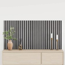 Wall Panels 2 pcs Grey 60.5 x 60 cm vidaXL
