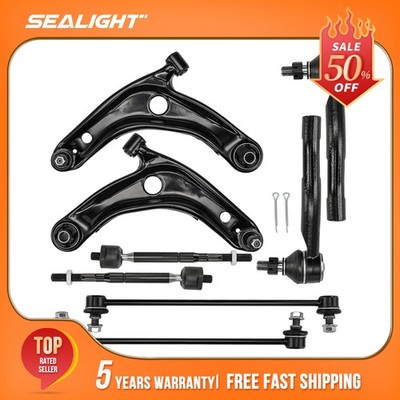 8pcs Front Lower Left Right Control Arm Set Fits 2007-2013 Toyota Yaris ES800312